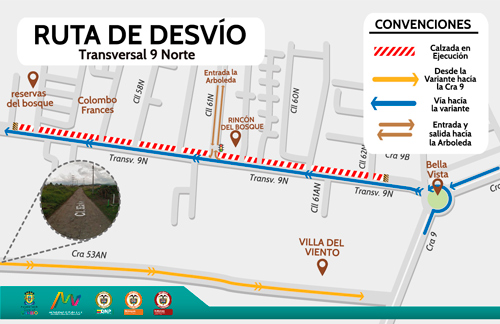 EN POPAYÁN INICIAN OBRAS DEL SETP VIA AL BOSQUE