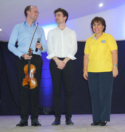 Alexander Ullman, Benjamín Baker y Emith Montilla