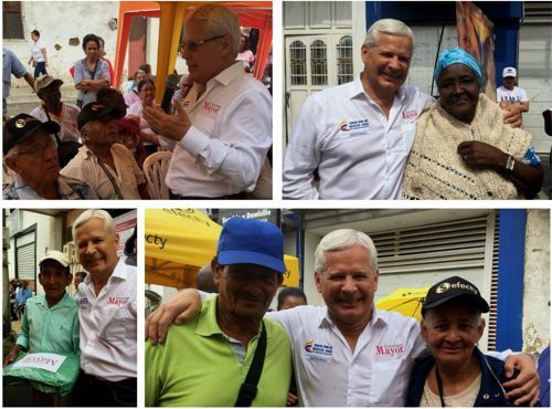 Gerente de Colombia Mayor visitó puntos de pago Gerente de Colombia Mayor visitó puntos de pago
