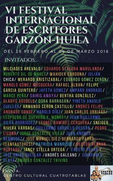 VI FESTIVAL INTERNACIONAL DE ESCRITORES EN GARZÓN