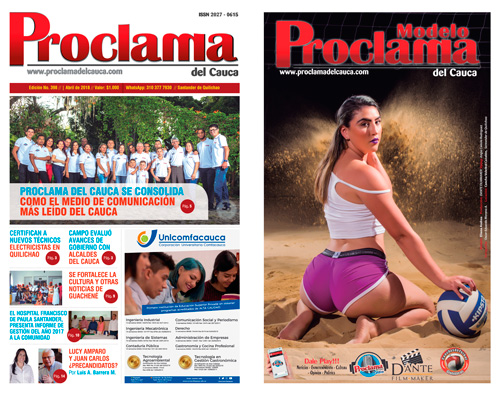 Edición impresa No. 398 de Proclama del Cauca Edición impresa No. 398 de Proclama del Cauca