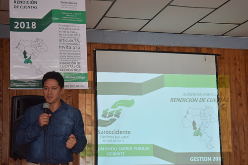 Ese Suroccidente rinde cuentas a la comunidad