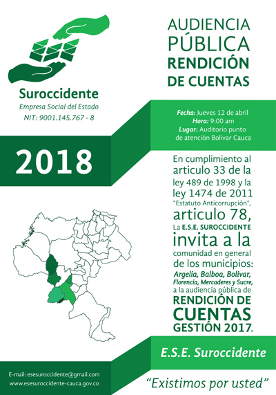 ESE SUR OCCIDENTE RINDE CUENTAS 