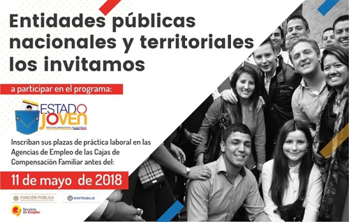 “Estado Joven” convoca a prácticas laborales en el sector público