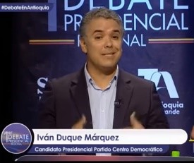 Lenguaje Corporal de los candidatos a la presidencia de Colombia