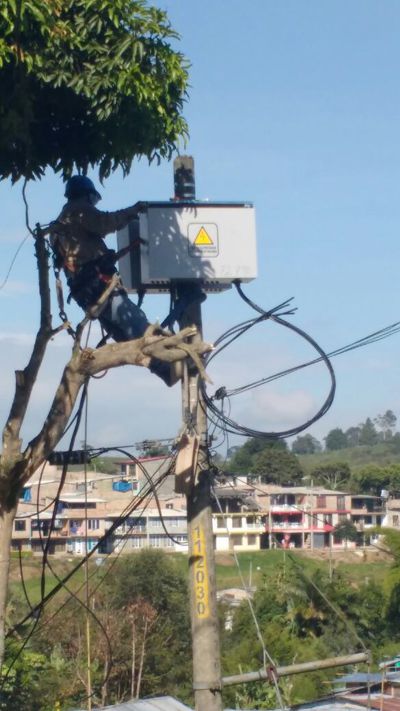 normalización del servicio de energía en Popayán