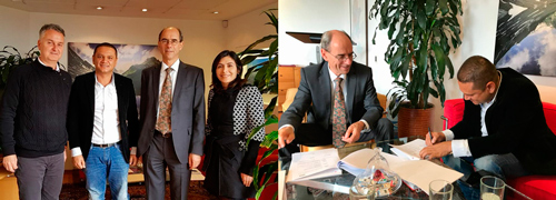Embajador de Suiza en Colombia, Kurt Kunz y el Alcalde Municipal de Corinto, Edward Fernando García Sánchez Embajador de Suiza en Colombia, Kurt Kunz y el Alcalde Municipal de Corinto, Edward Fernando García Sánchez