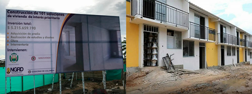 Vivienda para los damnificados de la avalancha Vivienda para los damnificados de la avalancha