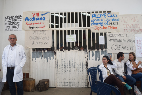 Se frena paro en el Hospital San José de Popayán Se frena paro en el Hospital San José de Popayán