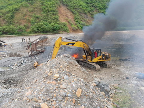 Golpe contra la minería ilegal en el Cauca Golpe contra la minería ilegal en el Cauca
