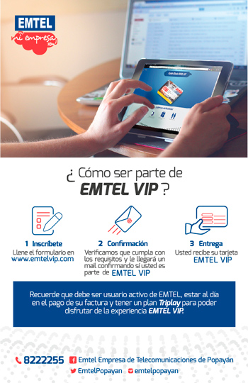 Se anunció el lanzamiento del programa ‘Emtel VIP’ Se anunció el lanzamiento del programa ‘Emtel VIP’