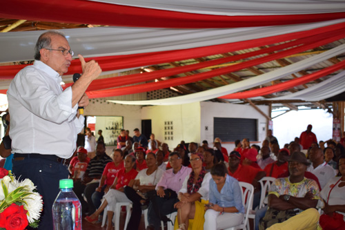 Humberto de la Calle visitó el Cauca