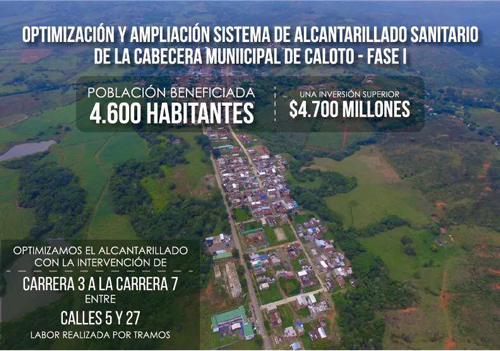 Alcantarillado Sanitario, obra que se encuentra en un 99% de ejecución Alcantarillado Sanitario, obra que se encuentra en un 99% de ejecución
