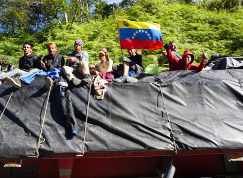 Cauca, territorio de tránsito de venezolanos