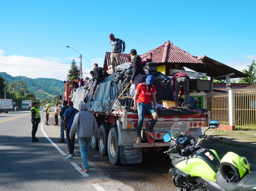 Cauca, territorio de tránsito de venezolanos