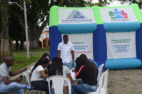 Jornada de toma de muestras rápidas de VIH (SIDA) en Guachené Jornada de toma de muestras rápidas de VIH (SIDA) en Guachené