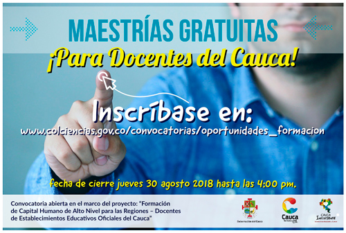 Convocatoria abierta maestrías gratuitas Convocatoria abierta maestrías gratuitas