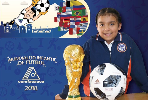 Mundialito infantil de fútbol Comfacauca 2018