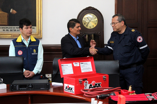 Más de 3 mil millones de pesos se transferieren al Cuerpo de Bomberos de Popayán Más de 3 mil millones de pesos se transferieren al Cuerpo de Bomberos de Popayán
