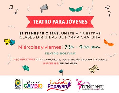 Clases de Teatro para Jóvenes en Popayán