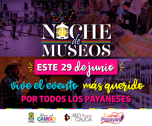 Popayán vivirá la Noche de Museos 
