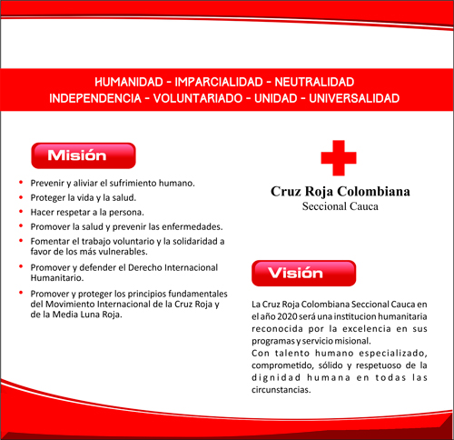 Más que un organismo de socorro, es la Cruz Roja seccional Cauca Más que un organismo de socorro, es la Cruz Roja seccional Cauca