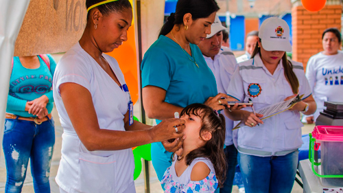 Niños del Cauca protegidos con la tercera jornada de vacunación Niños del Cauca protegidos con la tercera jornada de vacunación