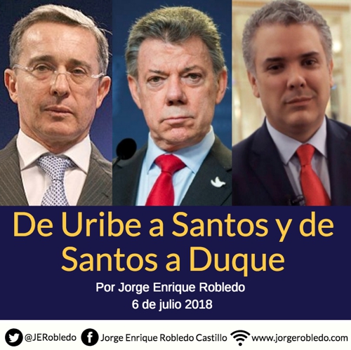 De Uribe a Santos y de Santos a Duque