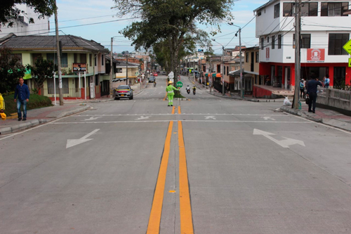 Inauguración de la vía