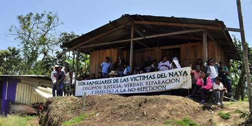 CONMEMORACIÓN 17 AÑOS DE LA MASACRE DEL NAYA