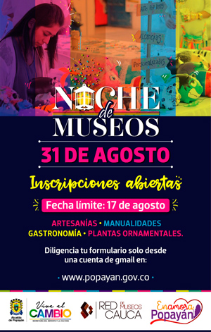 Alcaldía abre convocatoria para próxima Noche de Museos Alcaldía abre convocatoria para próxima Noche de Museos