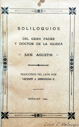 SOLILOQUIOS DE SAN AGUSTÍN