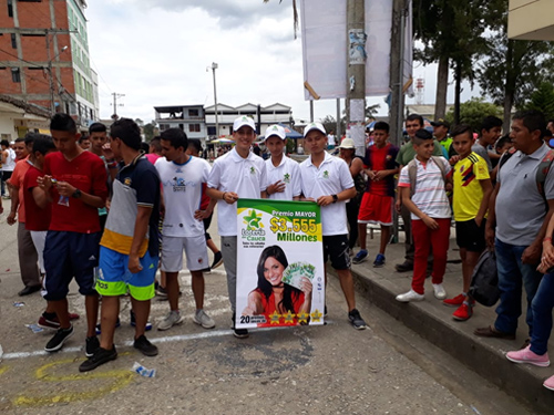 Timbío también hizo parte de las actividades deportivas, Lotería del Cauca y sus atletas