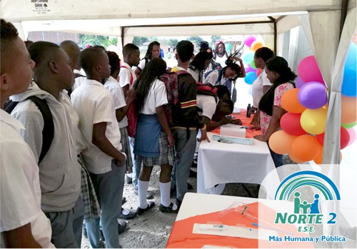 ESE Norte 2 continúa capacitación en salud para estudiantes de Guachené ESE Norte 2 continúa capacitación en salud para estudiantes de Guachené