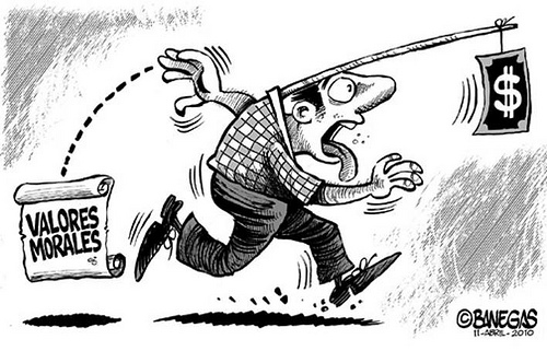 Deterioro moral y la felicidad