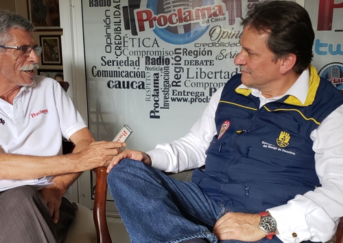 Director de la UNGRD, declarado Capitán de Bomberos de Quilichao