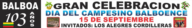 EN BALBOA FESTIVIDADES DEL DÍA DEL CAMPESINO