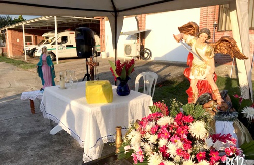 ESE Norte 2 rindió homenaje a San Miguel Arcángel en Corinto