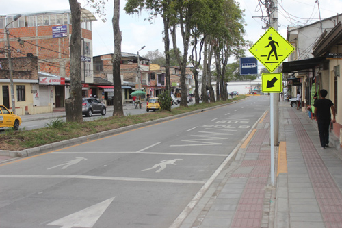 Lista la calle 4 en Popayán Lista la calle 4 en Popayán