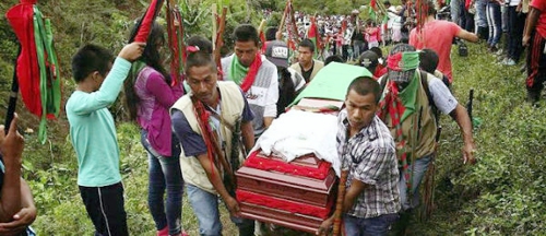 Sigue la matanza de líderes sociales en el Cauca
