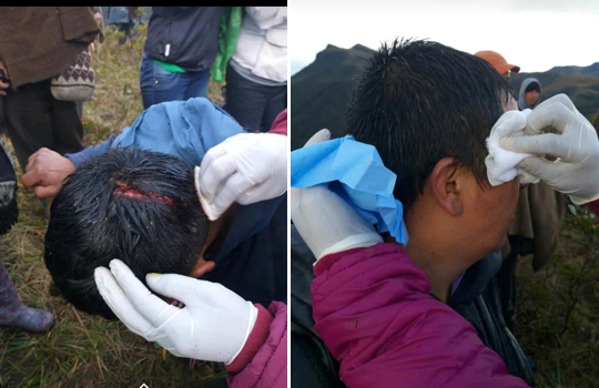 Autoridad indígena de Ambaló reportó hoy más 100 heridos a machete y garrote
