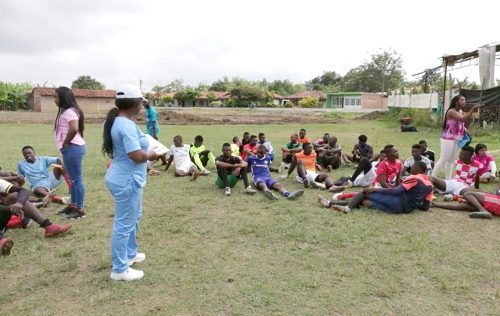 Deporte y salud promociona la ESE Norte 2 en Guachené Deporte y salud promociona la ESE Norte 2 en Guachené