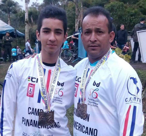 German Holguín Solarte y su hijo Sebastián Holguín Villa