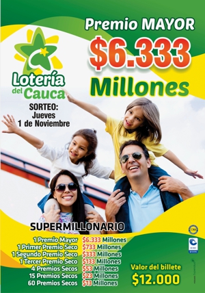 El Cauca tiene una lotería con marca registrada