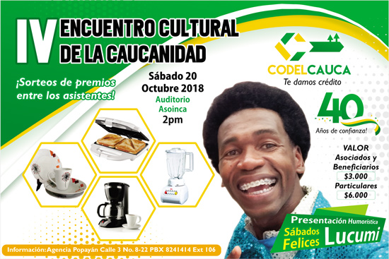 Lucumí, el mejor cuenta chistes llega a Popayán
