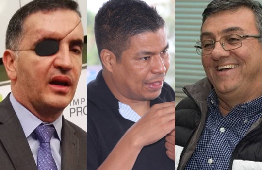 Mauricio Tobón, Alex Durán, Jorge Hernán Mesa