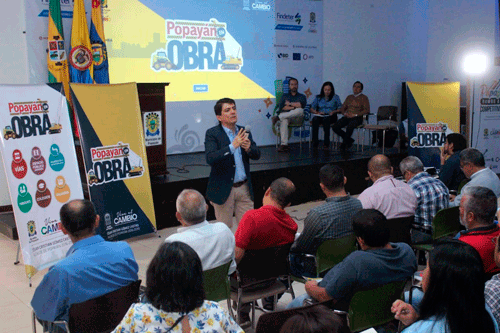 Alcalde de Popayán inicia socialización ‘Popayán en Obra’