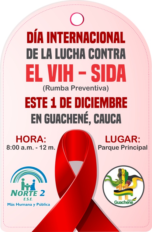 Día Internacional de la Lucha contra el SIDA, se conmemora en Guachené Día Internacional de la Lucha contra el SIDA, se conmemora en Guachené
