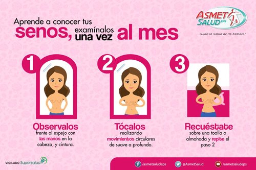 ¡Que no “senos” olvide hacernos el autoexamen! ¡Que no “senos” olvide hacernos el autoexamen!