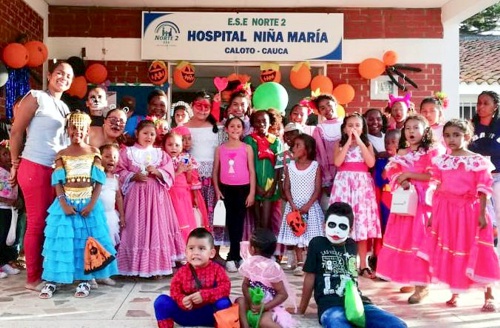 ESE Norte 2 le celebró la fiesta de Halloween a los niños, en Caloto ESE Norte 2 le celebró la fiesta de Halloween a los niños, en Caloto